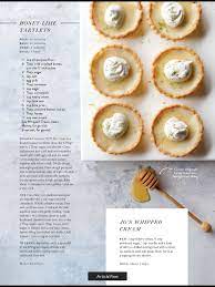 Honey Lime Tart Recipe For Joanna Gaines Honey Recipes Lime Tartlets Desserts
