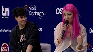 Dois anos depois, a eurovisão está de volta! Claudia Pascoal E Isaura Portugal Press Conference Eurovisao 2018 Youtube