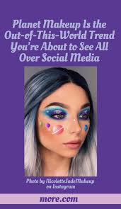 Planet Makeup Is The Next Big Beauty Trend To Know About More Eye Makeup Techniques Shimmery Eyes Space Makeup