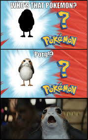 When I First Saw A Porg On The Star Wars Viii The Last Jedi Trailer I Thought That Looks Like A Star Wars Comics Funny Star Wars Pictures Star Wars Humor