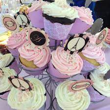 Made These Cupcakes For My Sis In Laws Paris Themed Baby Shower Cupcake Wrappers Purchased On Etsy Paris Baby Shower Angel Baby Shower Parisian Baby Showers