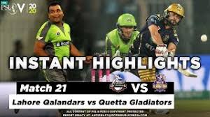 Lahore qalandars v quetta gladiators. Lahore Qalandars Vs Quetta Gladiators Full Match Instant Highlights Match 21 7 Mar Hbl Psl 5 Youtube
