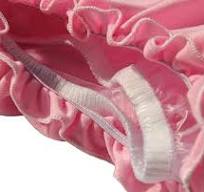 ABDL Girls Ruffle Panties Chiffon Bloomers Diaper Cover