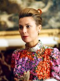 The princely family at the wedding of Princess Grace's private secretary  (Miss Phyllis Blum)in Monaco