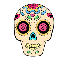 How To Draw A Sugar Skull Easy Drawing Guides Easy Drawings Sugar Skull Guided Drawing