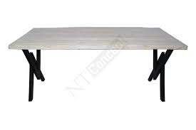 Solid Wood Tumbled White Long Dining Table Table Long Masif Agac Eskitme Beyaz Uzun Yemek Masasi Masa Uzunyemekm Yemek Masasi Furniture Mobilya