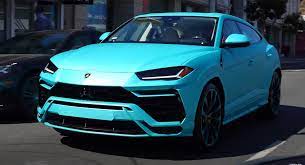 Uniting the spirit of a super sports car with the functionality of an suv, lamborghini urus has gained the reputation of being the world's first supersports utility vehicle. Does This Turquoise Wrap Do Justice To The Lamborghini Urus Carscoops