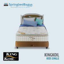 Ukuran spring bed dibagi menjadi empat macam, yaitu single, medium, queen, dan king. Spring Bed King Koil Kids Collection Spring Bed Bagus