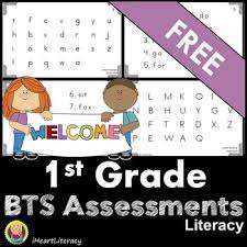 1st grade reading wonders assessments. Free 1st Grade Back To School Reading Assessments By Iheartliteracy