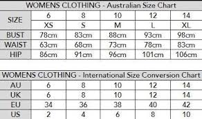 50 Organized Dress Size Conversion Chart Australia