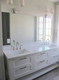 I Love This Bathroom There Is A Narrow Space Between The Vanity And The Shower Wall So White Bathroom Cabinets Rustic Bathroom Remodel Bathroom Remodel Master