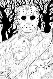 Coloring book pages printable coloring pages colouring sheets freddy krueger horror movie tattoos horror movie characters. Horror Movie Coloring Pages For Adults Coloring Page