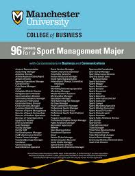 Institution, or a comparable degree from an international institution, with a minimum 3.0 (on a 4.0 scale) grade point average (gpa) in all. 96 Potential Careers For A Sport Management Major Sport Management Major Sport Management Sport Management Career