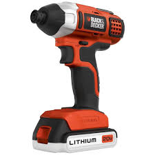 Black And Decker Smart Battery Charger Fault Black Decker 20 Volt Max Lithium Ion Cordless Impact Driver With Battery 1 5ah And Charger Bdci20c The Home Depot In 2020 Impact Driver Black Decker Drill