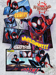 Canvas Print Spider Man Into The Spider Verse Comic Wall Decorations Europosters