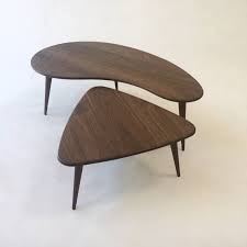 Nesting Kidney Bean Guitar Pick Coffee Tables Mid Century Etsy In 2020 Mid Century Coffee Table Coffee Table Wood Coffee Table Vintage