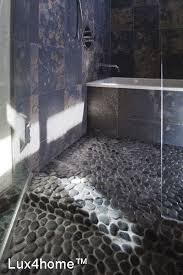 We dry it every morning and. Black Sumatra Black Pebble Tiles Mosaic Lux4home
