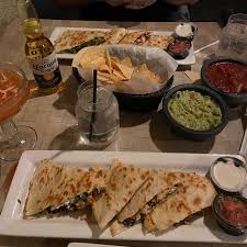 Repeat with remaining tortillas, chicken mixture and cheese. El Barrio Cantina And Tequllia Restaurant Southampton Pa Opentable
