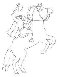 According to superstition the dullahan rides on a black stallion. Headless Horseman With Axe Coloring Page Free Printable Coloring Pages For Kids