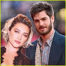 Florence Pugh Reacts to Andrew Garfield Carrying Cardboard Cutout of Her to  'We Live In Time' Screening