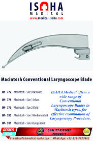 laryngoscope conventional blades blade medical