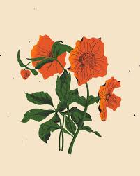 day 20 of the100dayproject stuck to classic colors for these vintage hellebore blooms 100daysofillustrationbydylanm illustration motif illustrator d