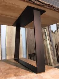 **the square metal dining table legs are sanded and finished with bowling alley wax if selected to preserve the raw metal patina and prevent from rusting indoors. Ohiowoodlands Dining Table Base Steel Dining Table Legs Steel Dining Table Legs Dining Table Bases Metal Base Dining Table