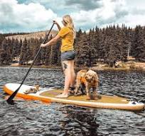 POP Board Co 11'6" El Capitán Stand Up Paddle Board Inflatable SUP -  Orange/Green