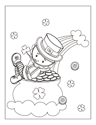This free printable leprechaun coloring page is an excellent coloring activity page for st. Free Printable St Patrick S Day Coloring Pages Oh My Creative