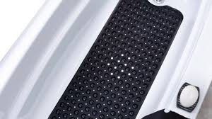 Shower mat with drain hole is the best option here. The 10 Best Non Slip Mats Of 2021
