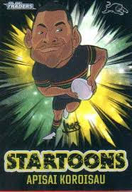 The penrith panthers hooker is under investigation after he allegedly snuck the woman into the blues camp one day before the team was moved to kingscliff, in northern nsw, to escape sydney's rampant covid outbreak last. 2021 Nrl Traders Startoons St12 Apisai Koroisau Panthers Diggaz Trading Cards