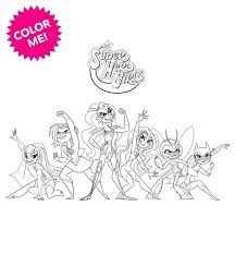 Dc superhero girls coloring pages. Cartoon Network Dc Super Hero Girls Coloring Sheet Cartoon Network Facebook
