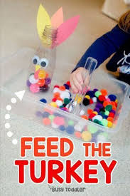 Will Your Toddler Feed The Turkey Thanksgiving Preschool Easy Toddler Activities Toddler Activities