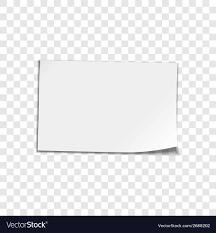 Paper Sheet On Transparent Background Royalty Free Vector Regarding Paper Transparent Background22357