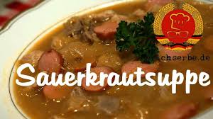 Ddr Rezept 206 Sauerkrautsuppe Youtube Food Food And Drink Beef