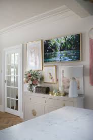 Viewing From The Kitchen In Tv Mode The Samsung Frame Promises A Tv That Looks Like Art But Does It Reall Framed Tv Tv Gallery Wall Affordable Interior Design