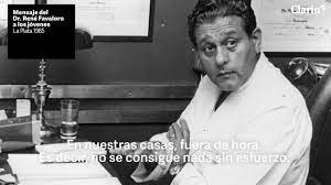 Frases célebres para compartir y enviar. Reve Favaloro Y Un Mensaje A Los Jovenes Youtube