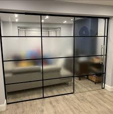 Metal room divider screen modern, room divider panels, sliding room divider, wall divider, metal latice screen, aluminum privacy panel. Black Frame Glass Installation Of Glass Partitions At A Bargain Price Order Installation Of The Crittall Wall At The Best Cost On The Website Kovapartitions Co Uk