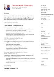 A career and resume resource for coogsabroad alumni. Guide Electrician Resume Samples 12 Examples Pdf Word 2020