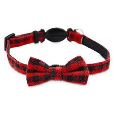 Bird Safe Cat Collar Pattern Bond Co Buffalo Check Breakaway Bow Tie Cat Collar Petco Cat Bowtie Collar Cat Collars Petco