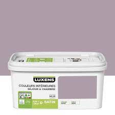 Tableau de caractéristiques du produit. Peinture Violet Aubergine 5 Luxens Couleurs Interieures 2 5 L Couleur Interieure Parement Mural Peinture Violet