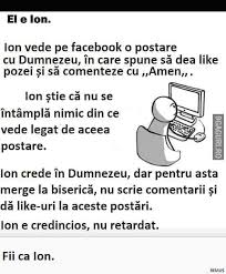 Ion și Postările Pe Net Despre Dumnezeu In 2020 Memes Ecard Meme Ecards