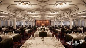 The first class dining saloon yet again.: Titanic Honor And Glory On Twitter Located On D Deck The First Class Dining Saloon Was An Impressive Area For The First Class Passengers To Enjoy The Room Was The Entire Width