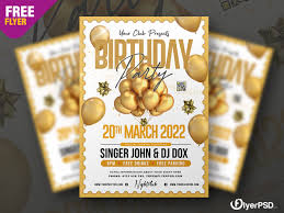 Check out and download the exclusive free birthday party invitation flyer psd. Birthday Night Party Flyer Psd Flyer Psd
