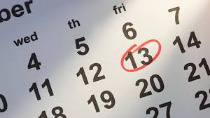 It occurs when the 13th day of the month in the gregorian calendar falls on a friday. Friday The 13th Is Today 13 Weeks Since The Last One Wusa9 Com