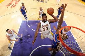 Is he on track for stardom? Lakers Vs Knicks Final Score Jordan Clarkson Julius Randle Lead 127 107 Victory Silver Screen And Roll