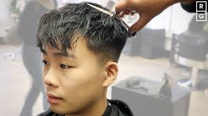 Discover the best asian hairstyles for your texture. Textured Fringe Fade Haircut For Asian Hair Asian Mens Hairstyle Youtube