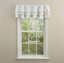 Check spelling or type a new query. White Layered Ruffled Window Curtain Valance 60 X 14