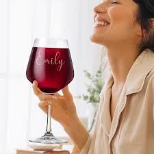 Custom BIG Wine Glass Engraved XXL Wine Glass With Name Perfect Gift for  Bridesmaids or Birthday Wine Lover Gift