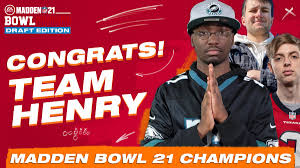 Madden 22 is expected to arrive in time for the new season. Madden Nfl 22 On Twitter Team Henry Are Your Maddenbowl Champions Congrats Henry773 Wesleyyg Vnbg 773